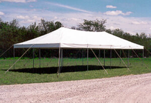 20x40 all white party tent