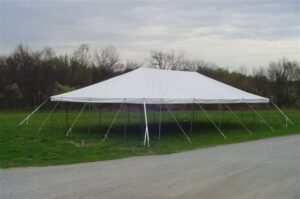 All white party tent
